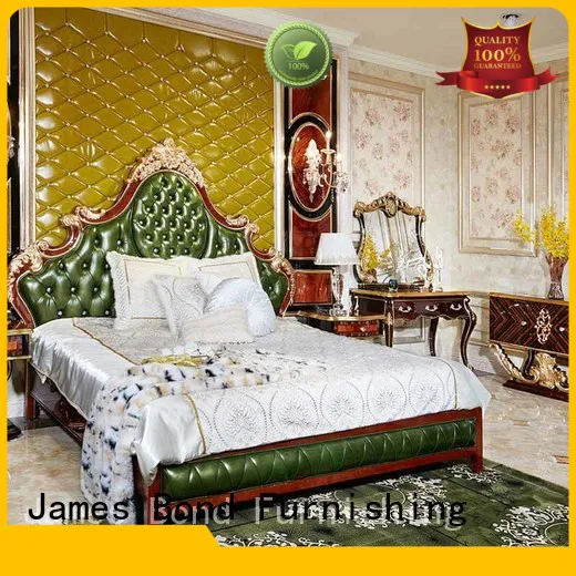 Wholesale silver classic king size bed classical James Bond Brand